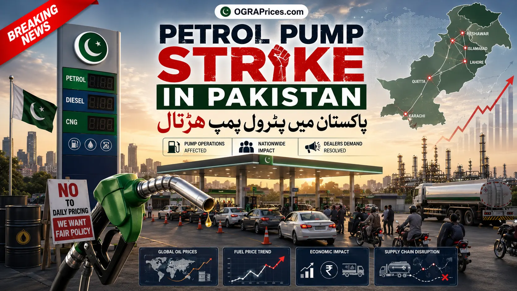 Petrol Pump Strike in Pakistan – Latest Petrol Prices & Next Prediction
