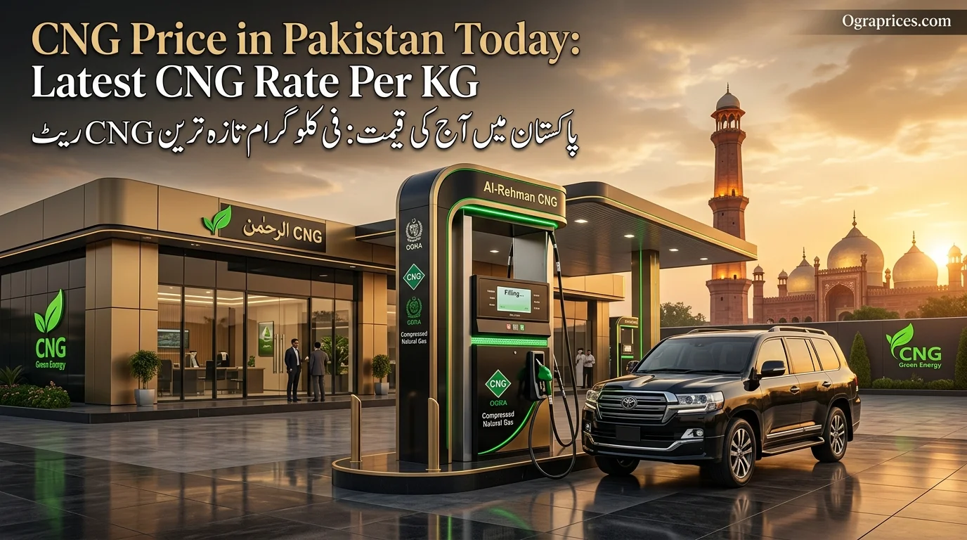 CNG Price in Pakistan Today Latest CNG Rate Per KG
