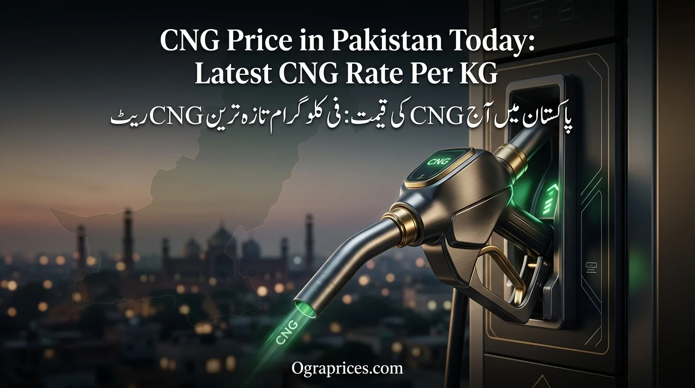 CNG Price in Pakistan Today