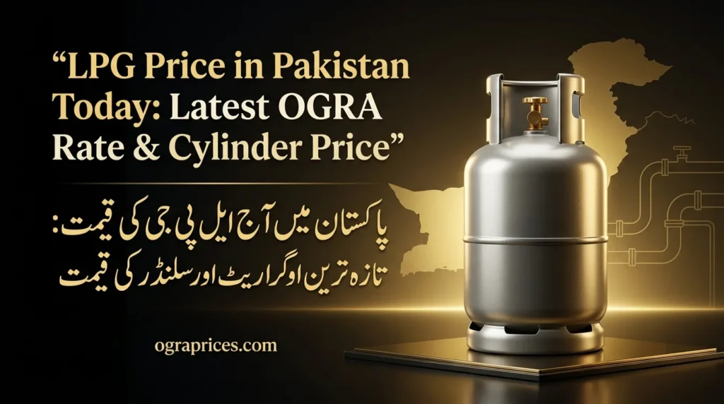 LPG Price in Pakistan Today