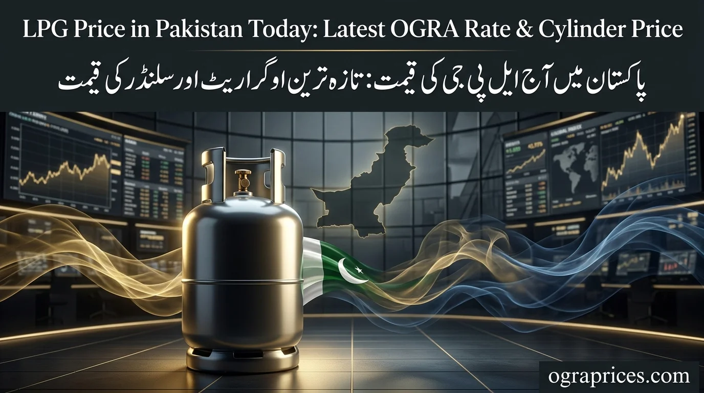 LPG Price in Pakistan Today Latest OGRA Rate & Cylinder Price
