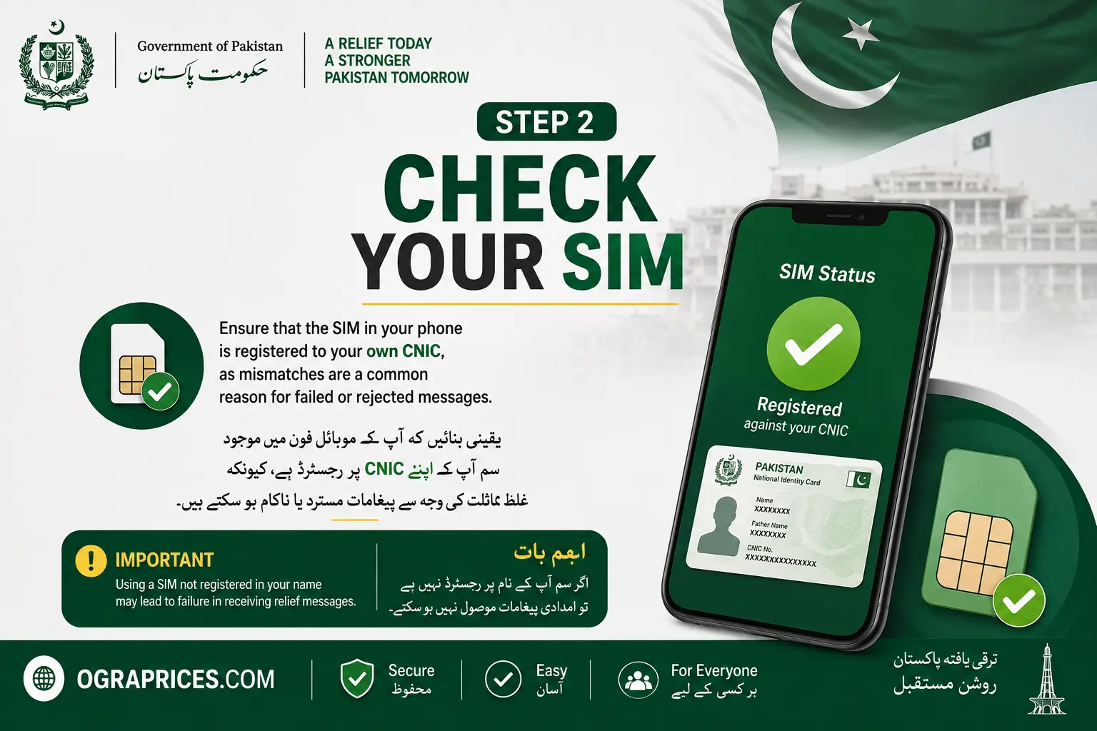 Step 2 Check Your SIM